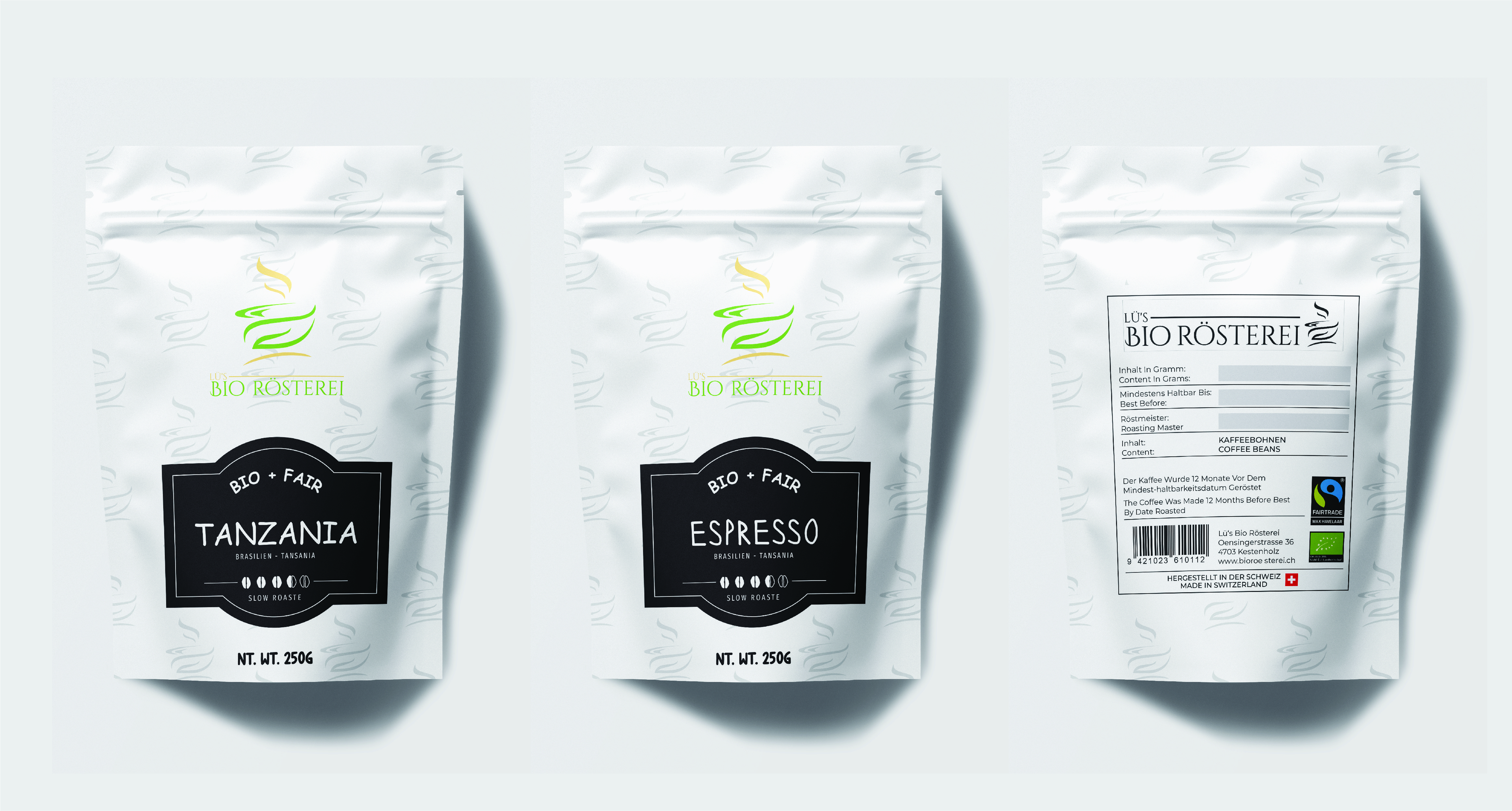 Verpackungs-Design von Abdulmumin Imam für Lü's Bio Rösterei | Design #32705374