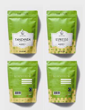 Packaging Design by Abdulmumin Imam for Lü's Bio Rösterei | Design: #32705376