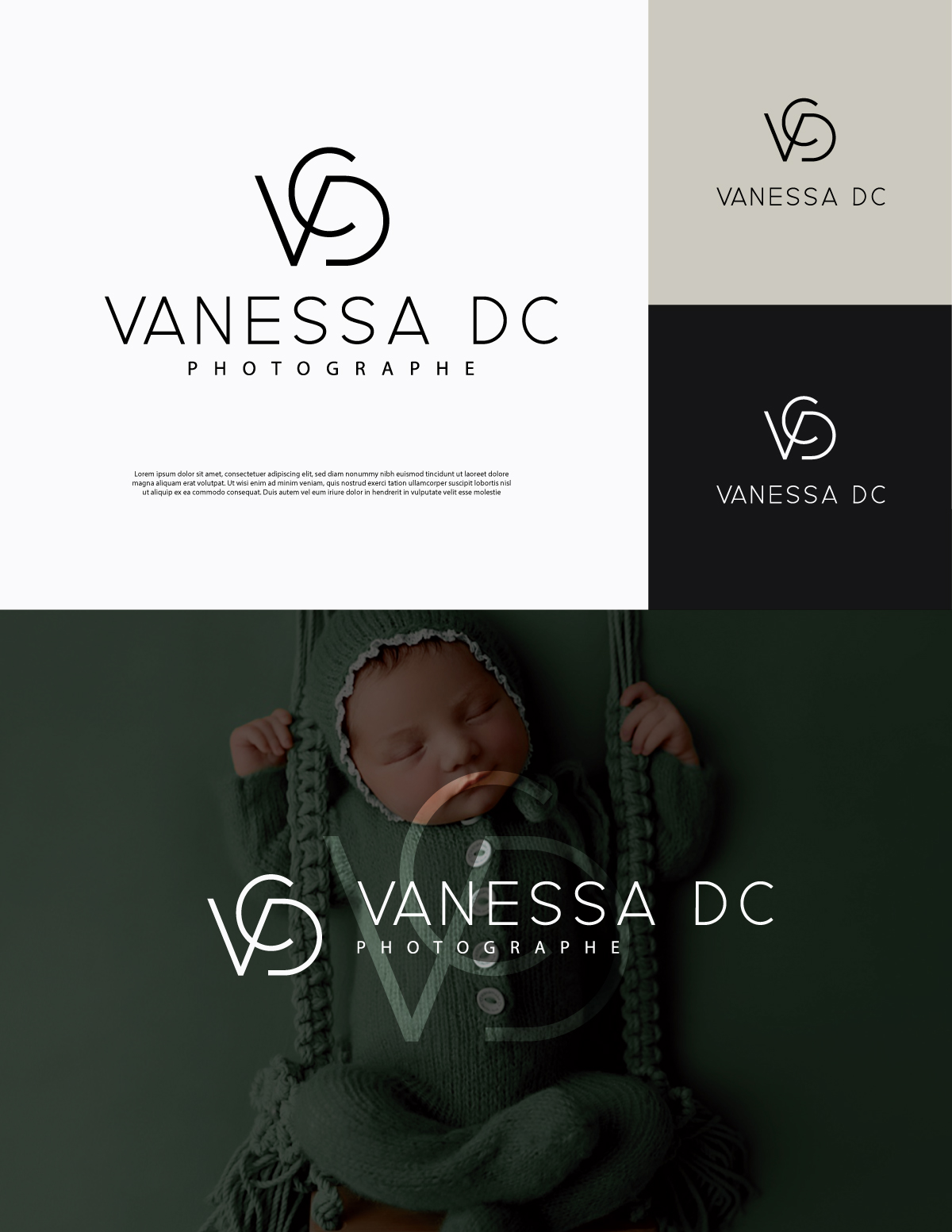 Logo Design by Design_Lenni for Vanessa DC Photographe | Design #32718808