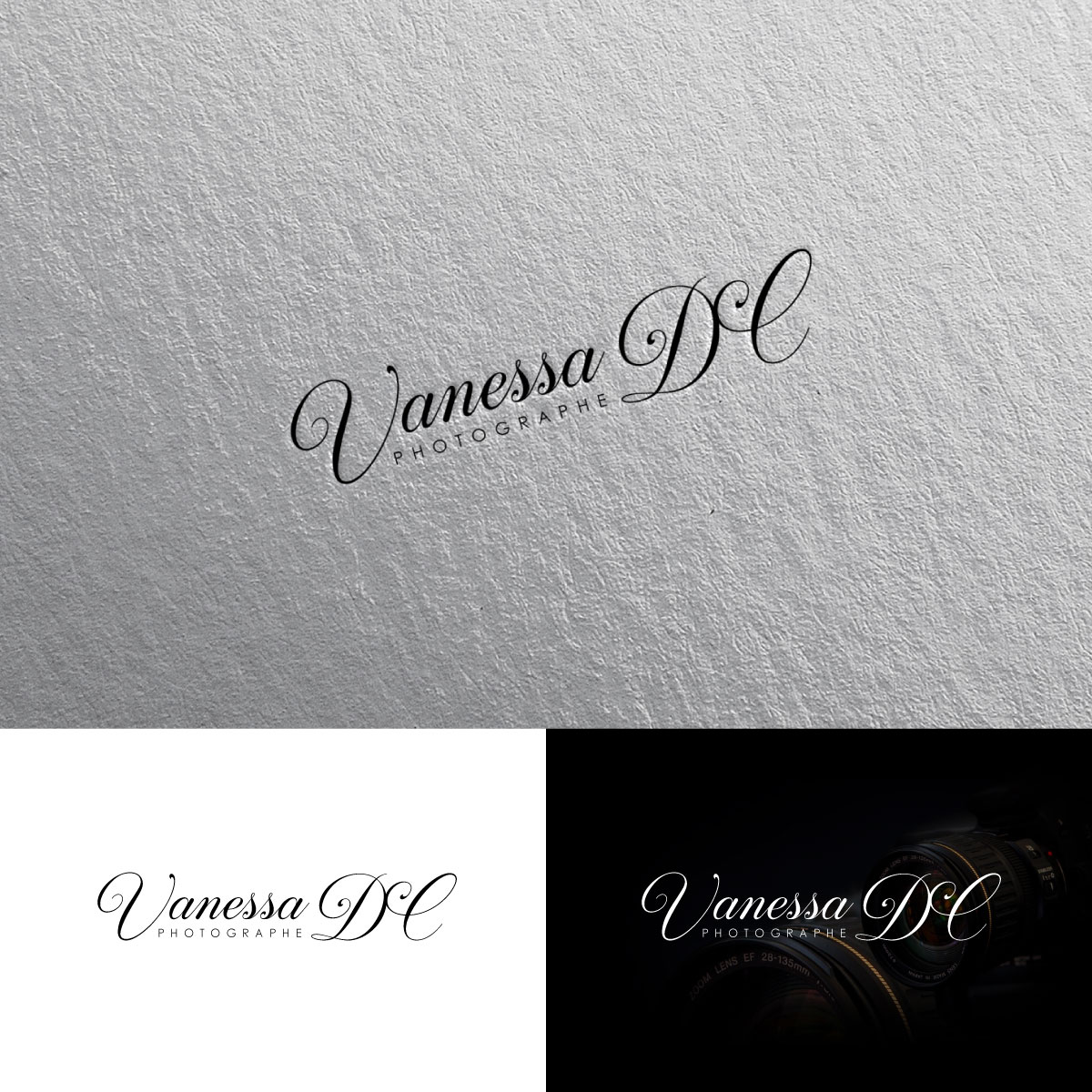 Logo Design by chris Ray for Vanessa DC Photographe | Design #32684070