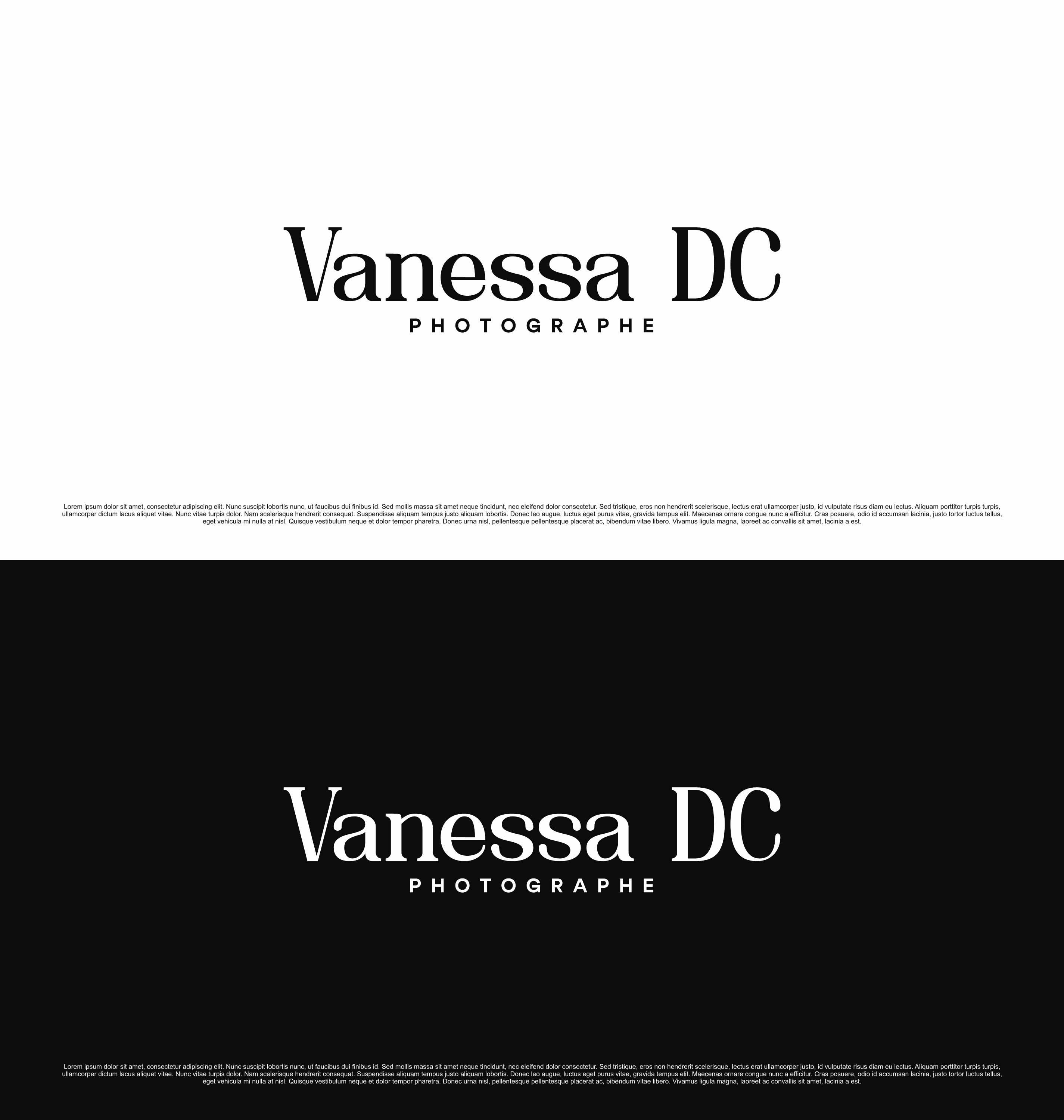 Logo Design by saesean for Vanessa DC Photographe | Design #32690196