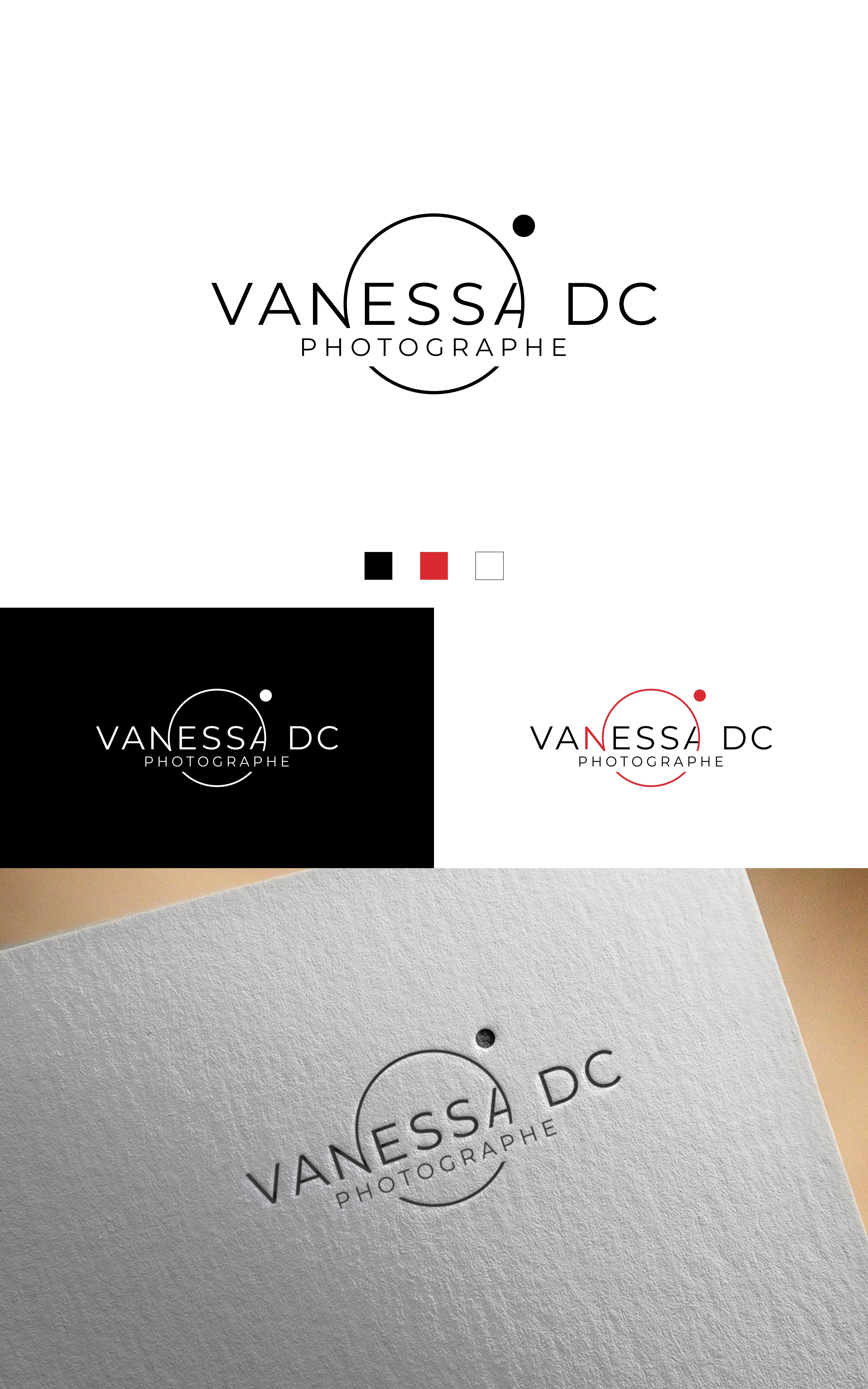 Logo Design by Dell_a.Design for Vanessa DC Photographe | Design #32687176