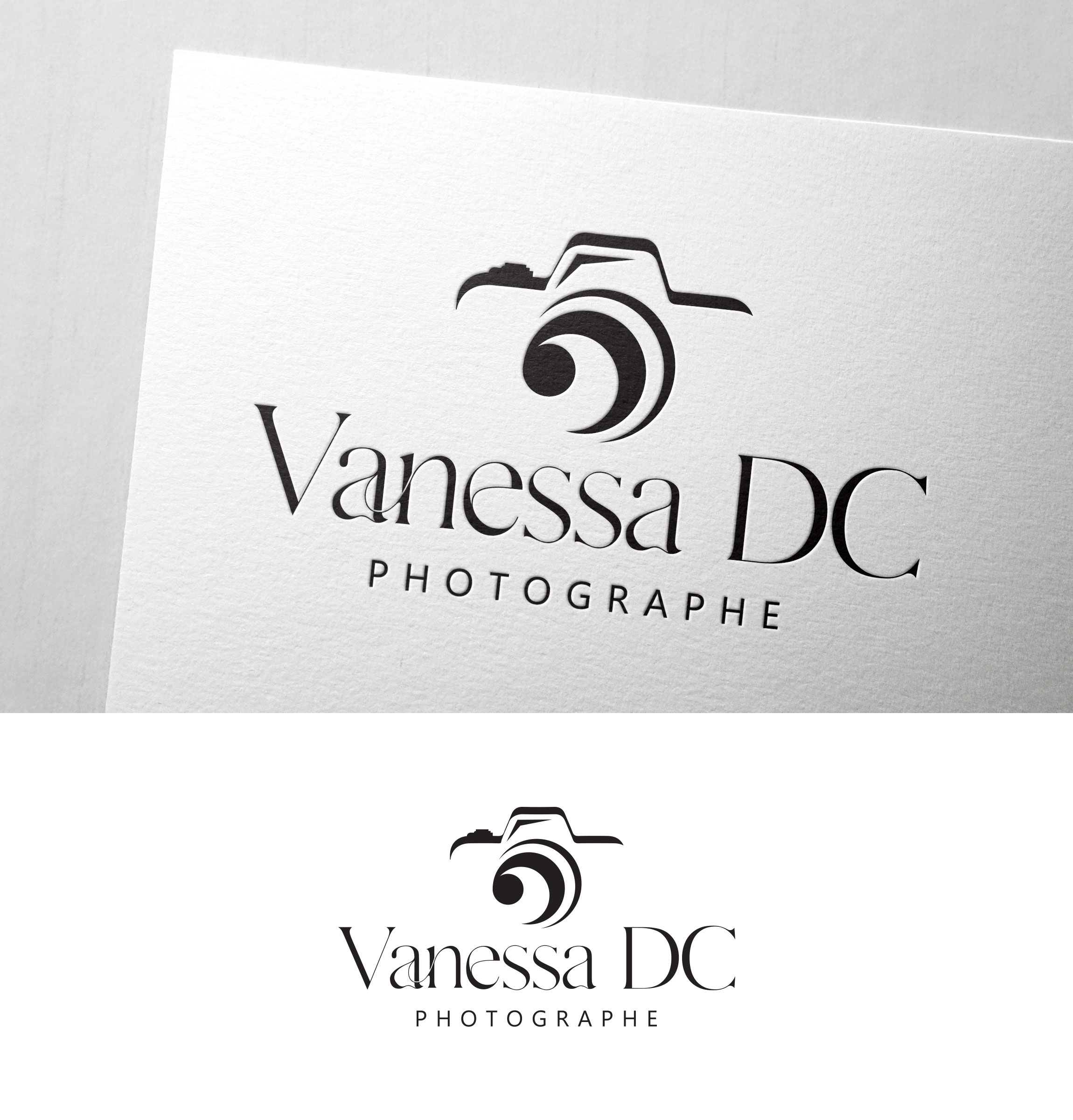 Logo Design by Impressive Sol for Vanessa DC Photographe | Design #32688335