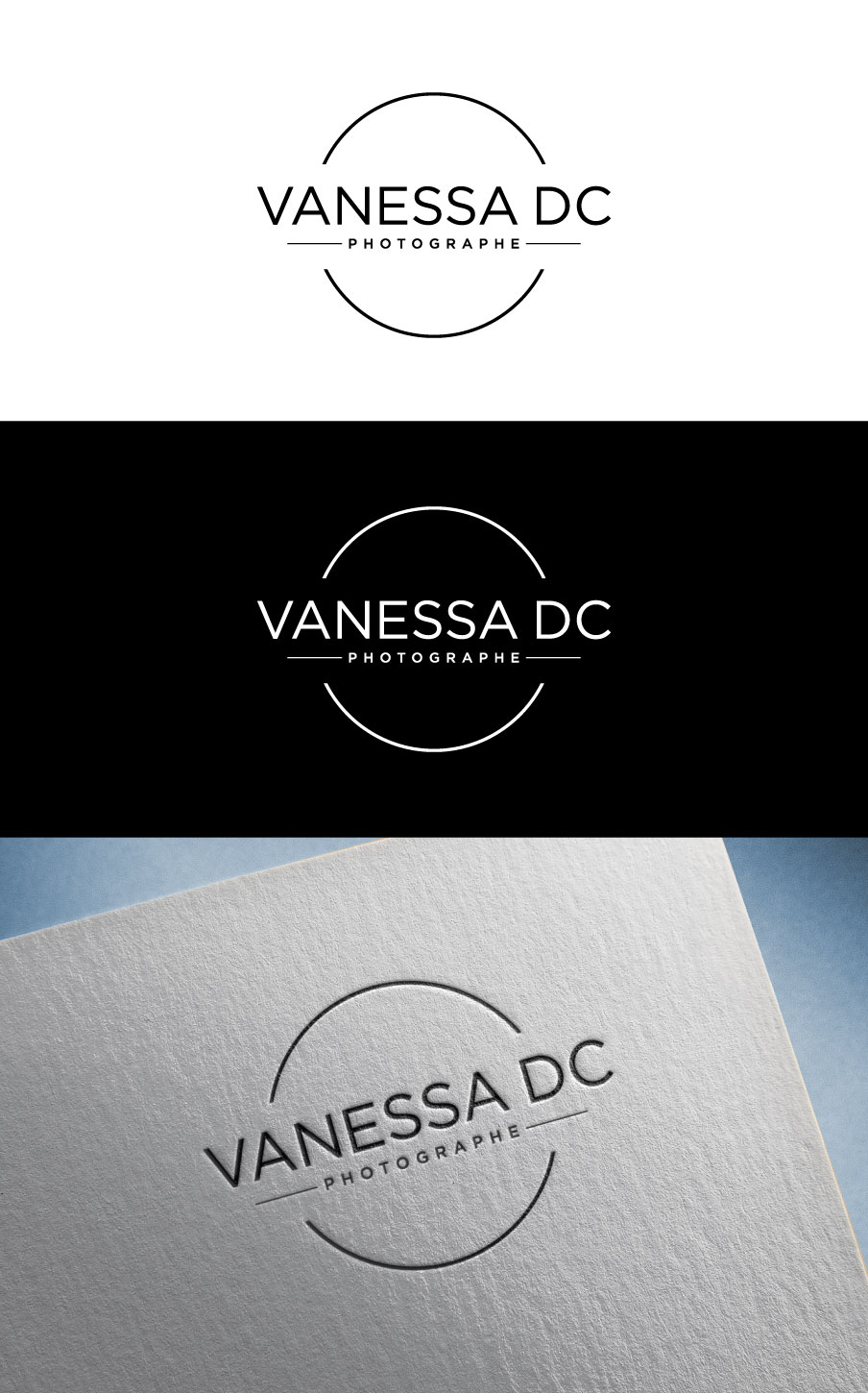 Logo Design by flora.c design for Vanessa DC Photographe | Design #32687786