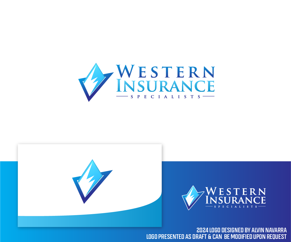 Professional, Conservative, Insurance Logo Design for Western Insurance