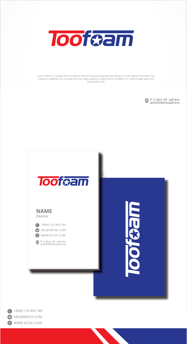 Logo Design by zebronicgraphic for Toofoam | Design #32689552