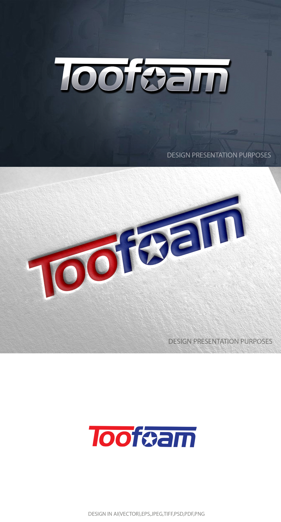 Logo Design by zebronicgraphic for Toofoam | Design #32689554