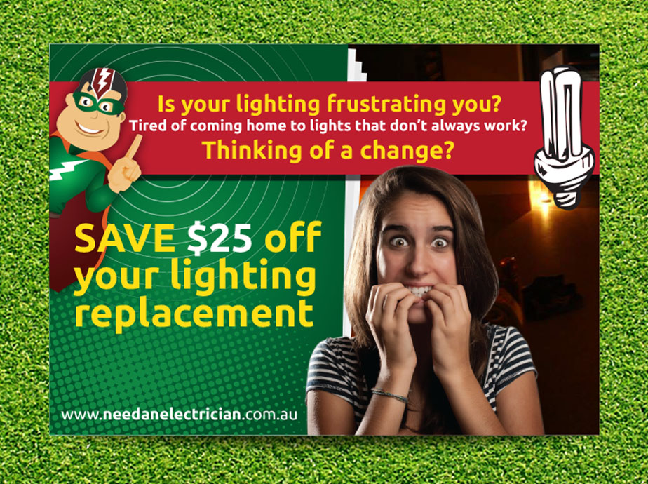 Flyer Design by Priyo Subarkah for Need An Electrician Pty Ltd | Design #3107054