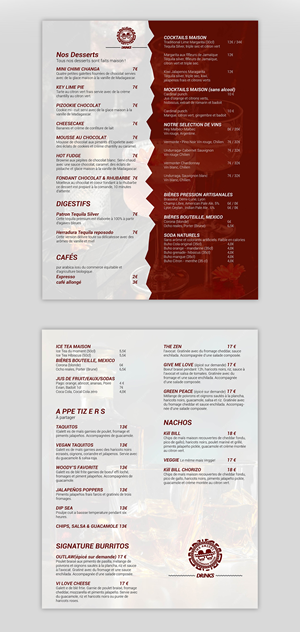 Menu Design by YourLogoMaster for this project | Design: #32698128