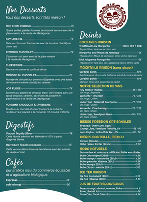 Menu Design by Bakuta Design for this project | Design #32722809