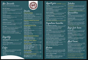 Menu Design by Bakuta Design for this project | Design: #32722810