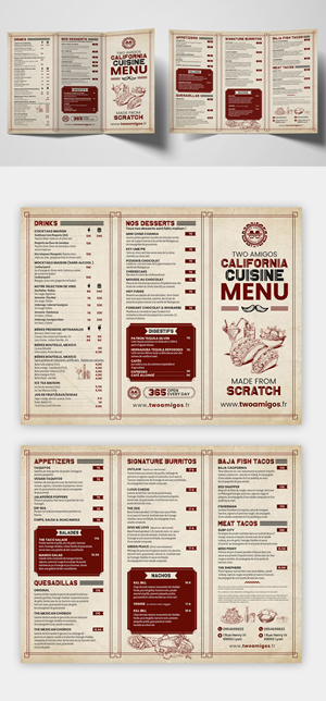 Menu Design by debdesign