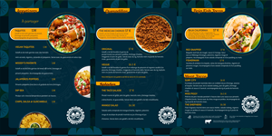 Menu Design by deen.hank8 2 for this project | Design: #32698942