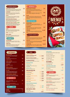 Menu Design by Graphic Guy