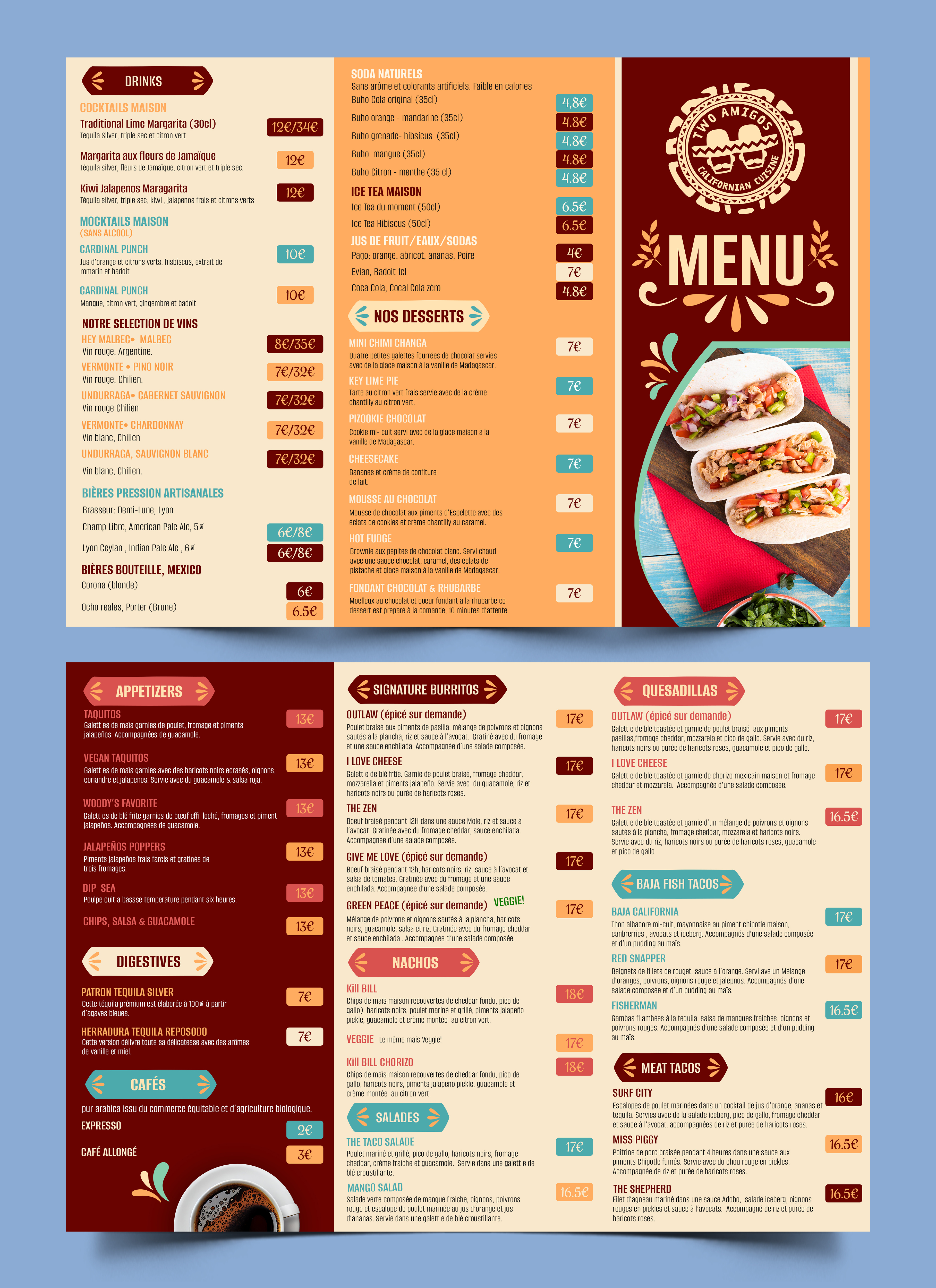 Menu Design by Graphic Guy for this project | Design #32710767