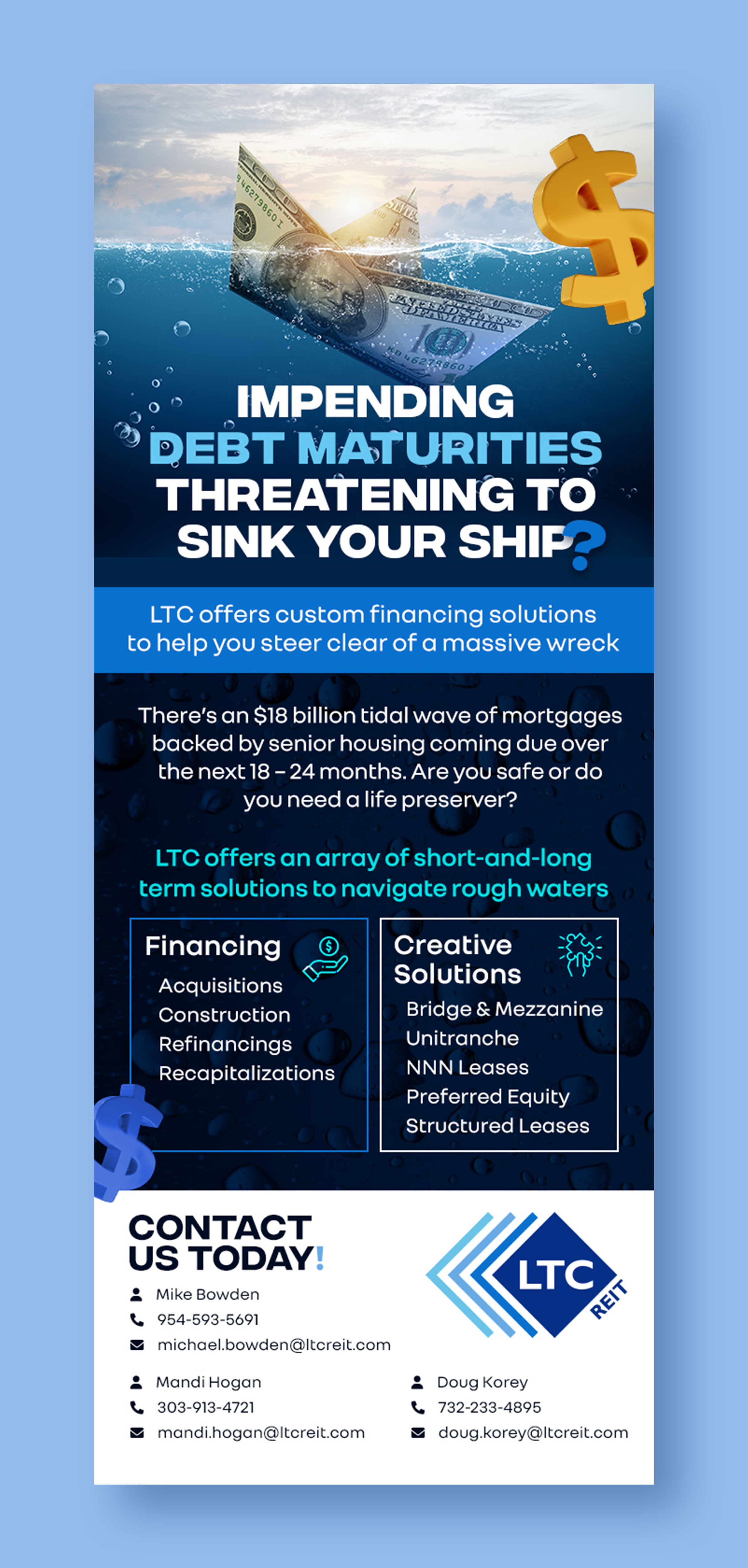 Graphic Design by Graphic Guy for LTC Properties | Design #32695155