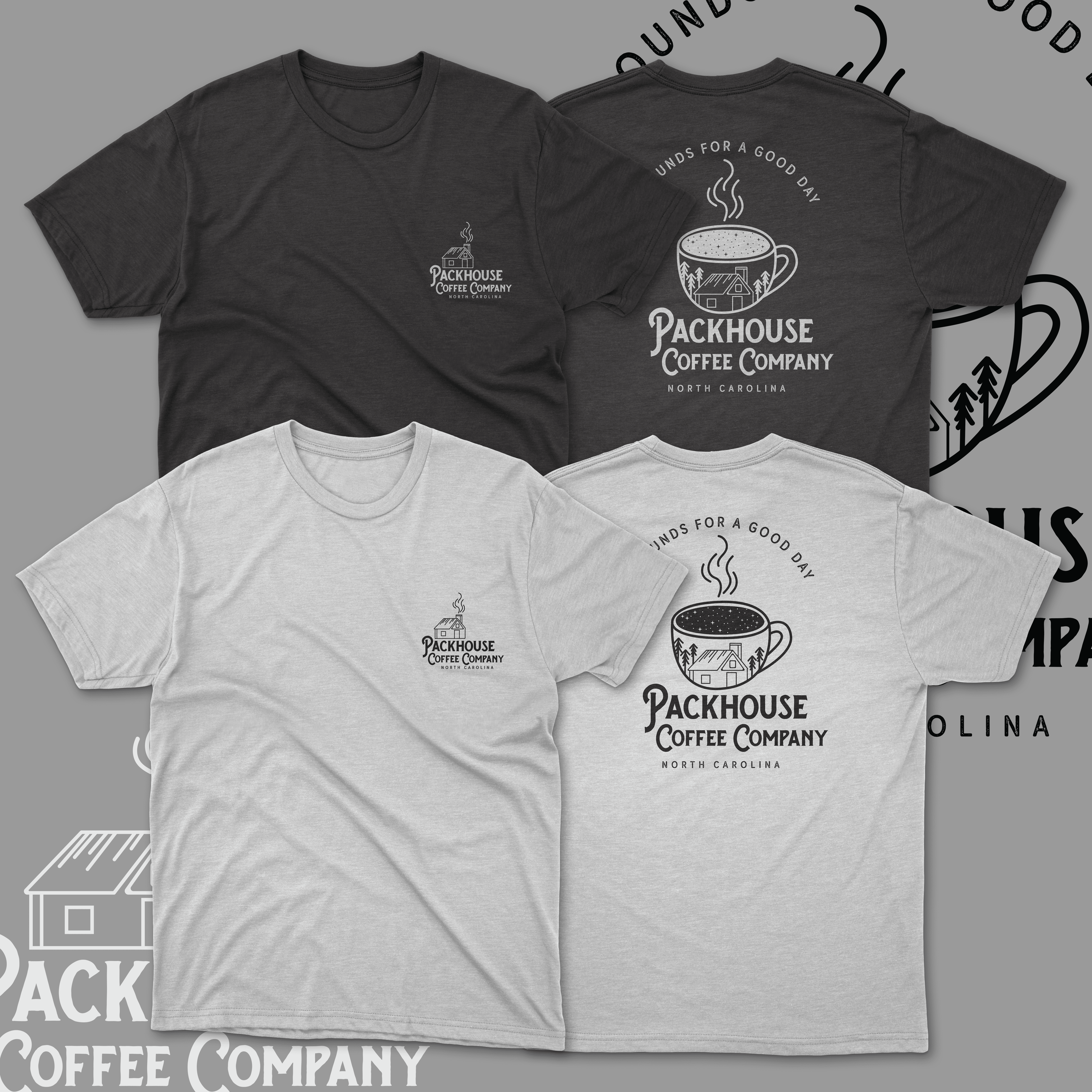 T-shirt Design by V FOUR Design for Packhouse Coffee Company | Design #32697254