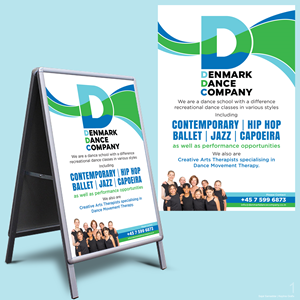 Signage Design by Sajal Samaddar for Denmark Dance Company | Design: #32695098