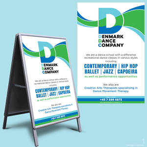 Signage Design by Sajal Samaddar for Denmark Dance Company | Design: #32695121