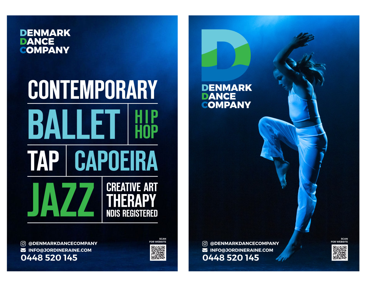Signage Design by Atvento Graphics for Denmark Dance Company | Design: #32699809