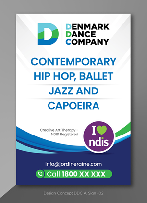 Signage Design by D Creative for Denmark Dance Company | Design: #32697778