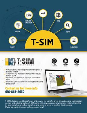 Flyer Design by Nel. for T-SIM Solutions | Design: #32722841