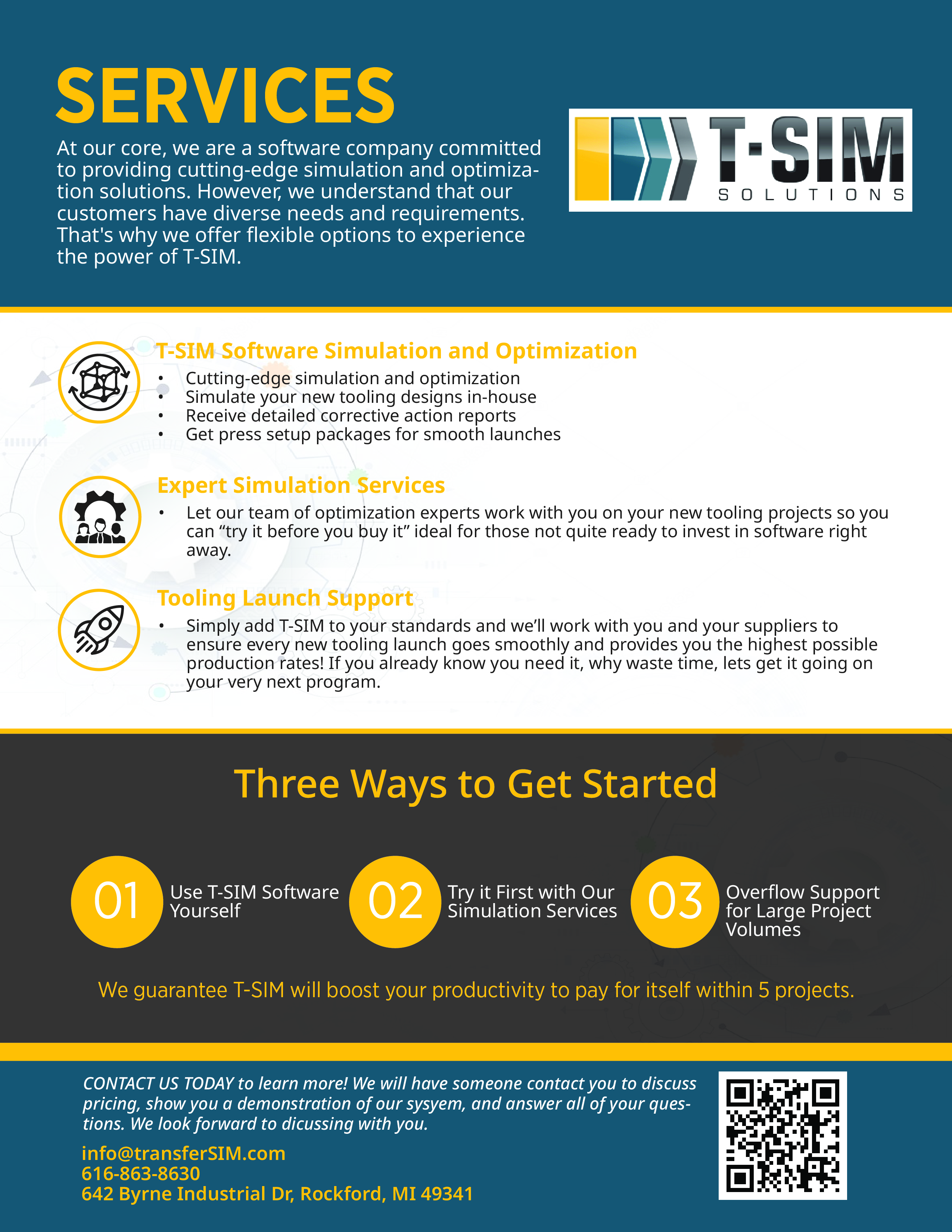 Flyer Design by Nel. for T-SIM Solutions | Design #32722843