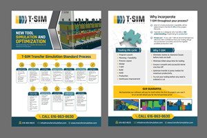 Flyer Design by Stan$oul for T-SIM Solutions | Design: #32701677