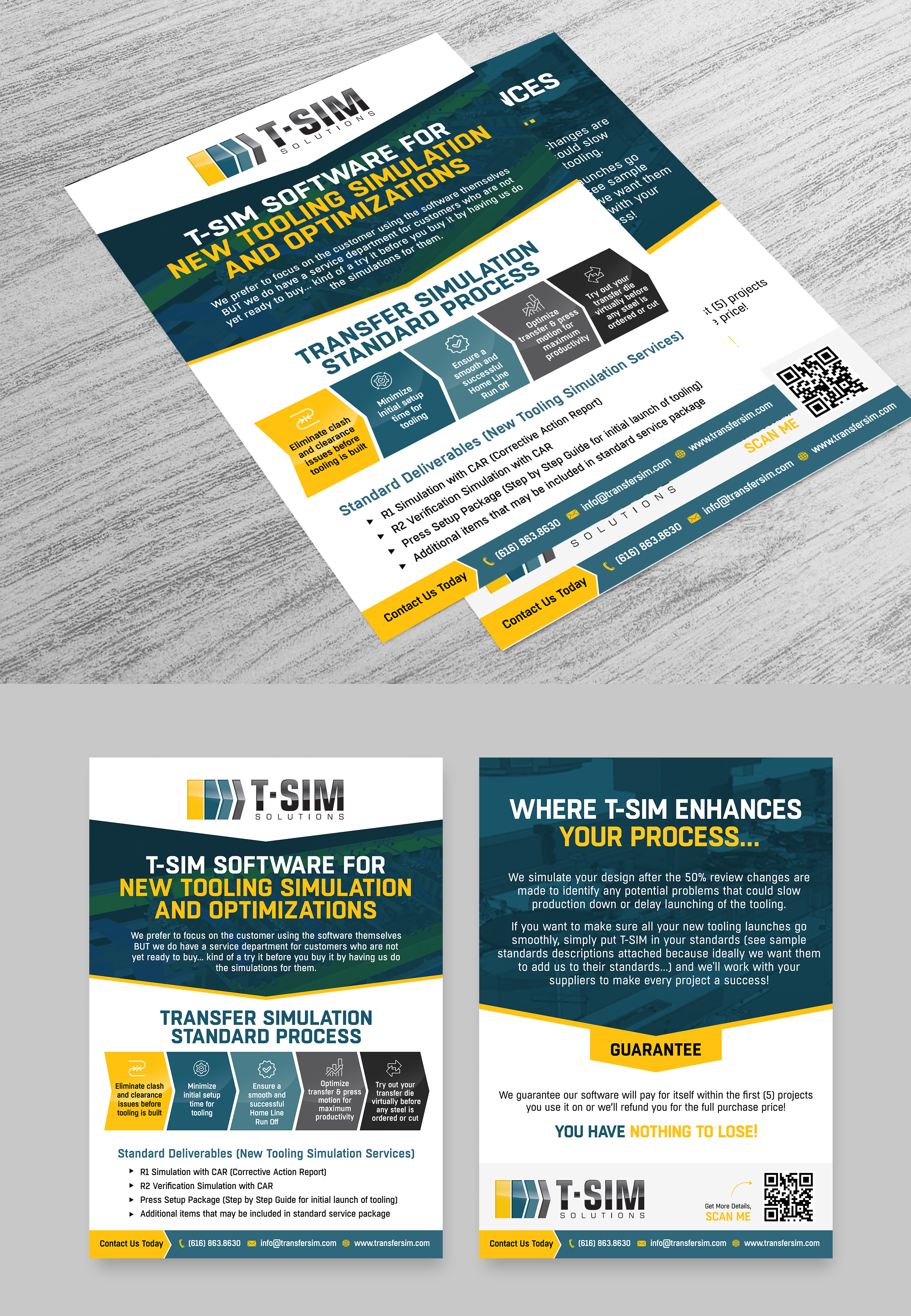Flyer Design by ARTOGRAPHY for T-SIM Solutions | Design #32722975