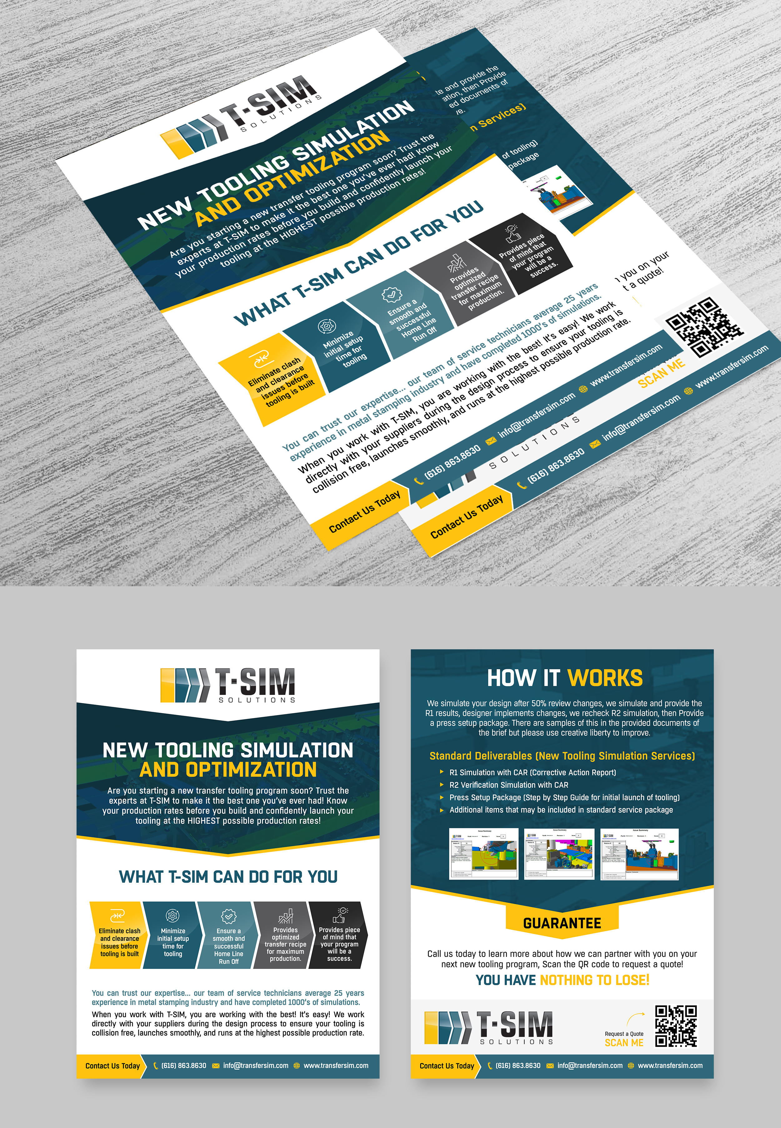 Flyer Design by ARTOGRAPHY for T-SIM Solutions | Design #32731061