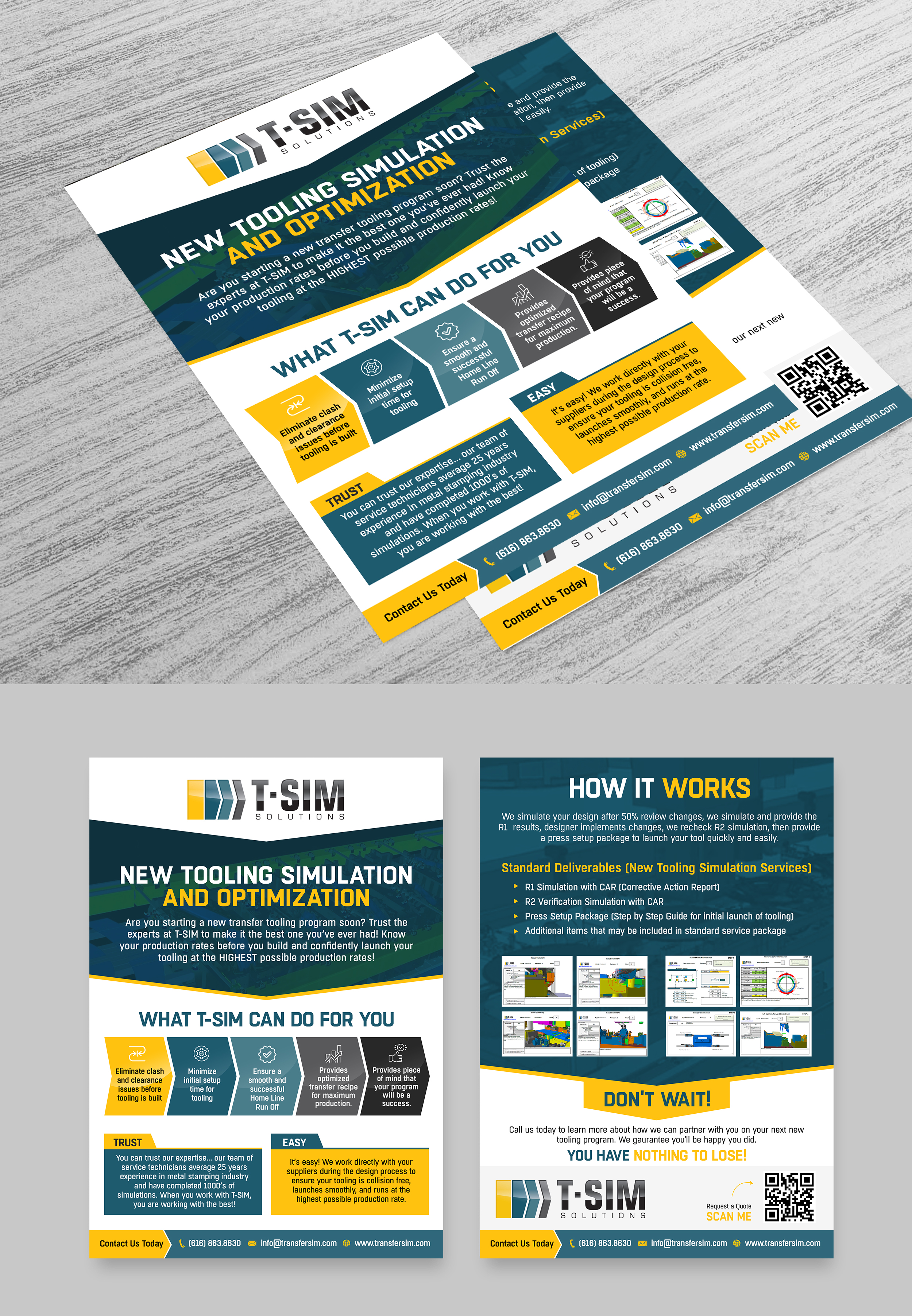 Flyer Design by ARTOGRAPHY for T-SIM Solutions | Design #32732276