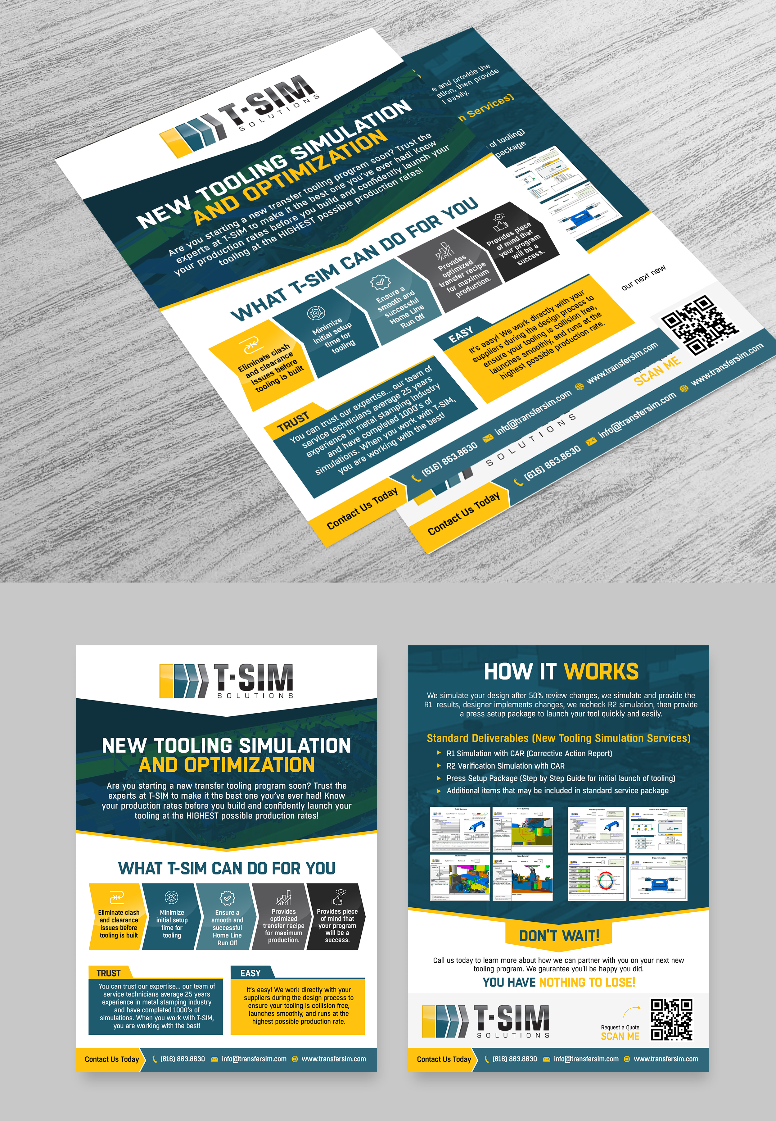 Flyer Design by ARTOGRAPHY for T-SIM Solutions | Design #32737695