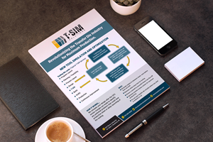 Flyer Design by GraphicsGuru for T-SIM Solutions | Design: #32701453