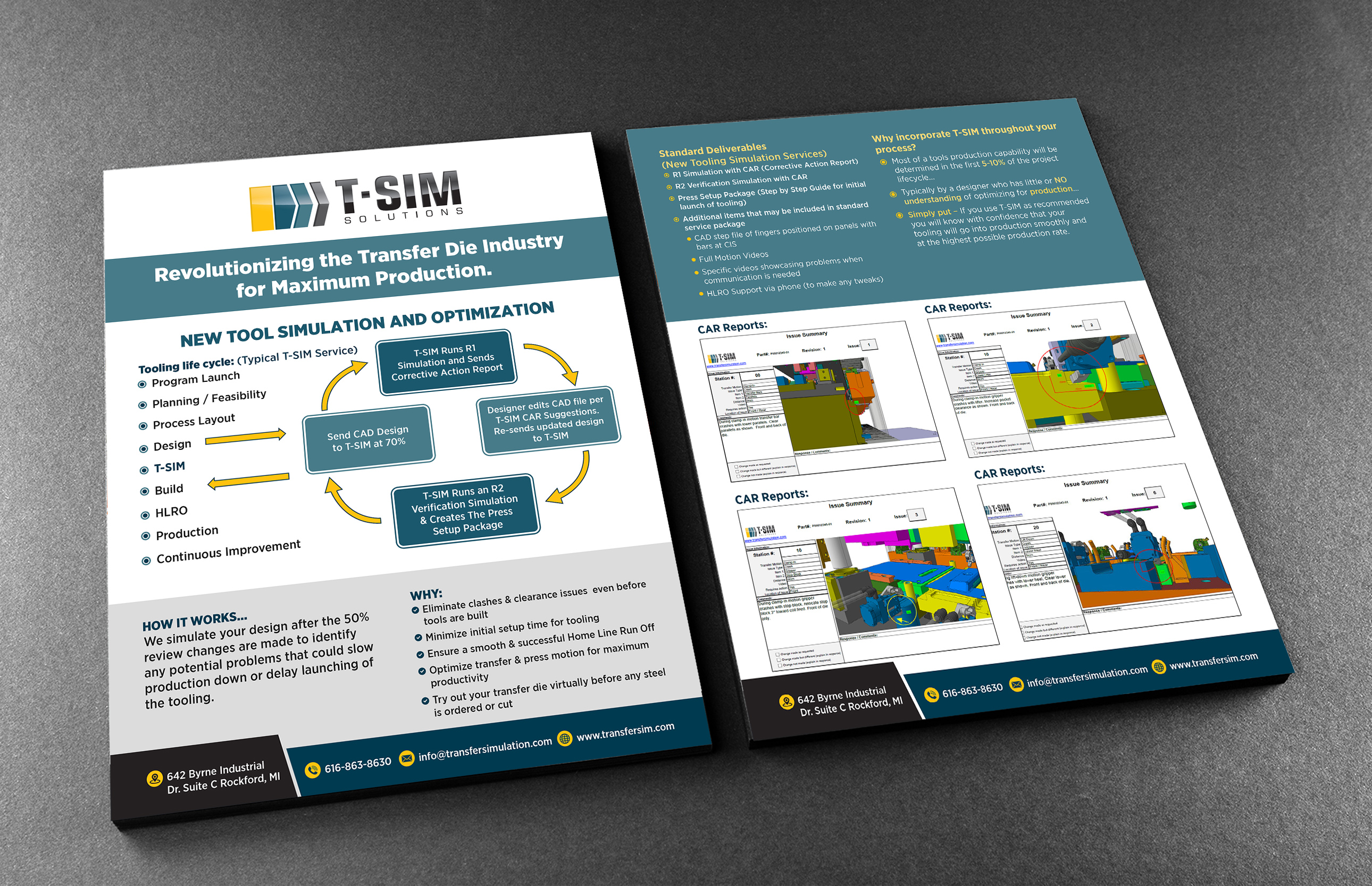 Flyer Design by GraphicsGuru for T-SIM Solutions | Design #32702271