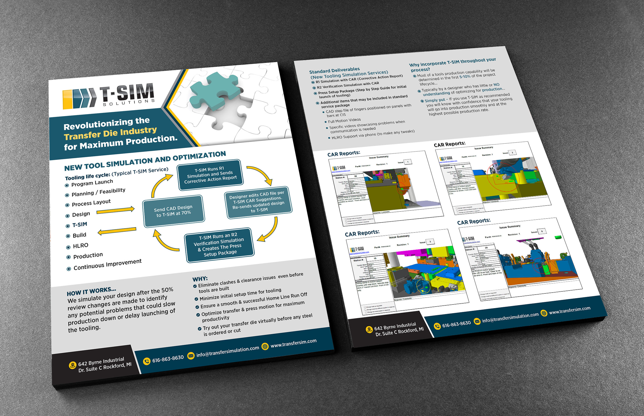 Flyer Design by GraphicsGuru for T-SIM Solutions | Design #32702403