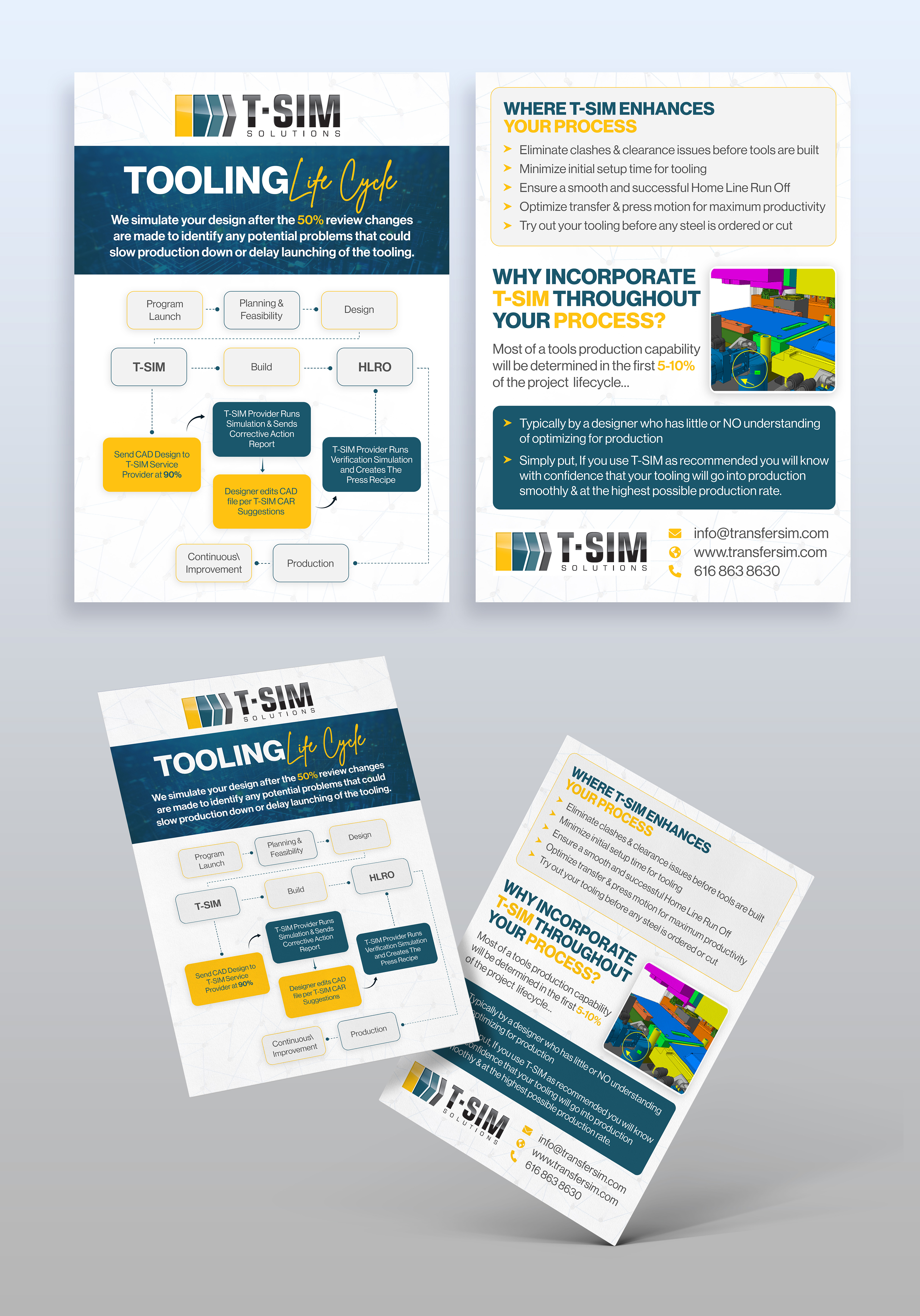 Flyer Design by Graphic Guy for T-SIM Solutions | Design #32702230
