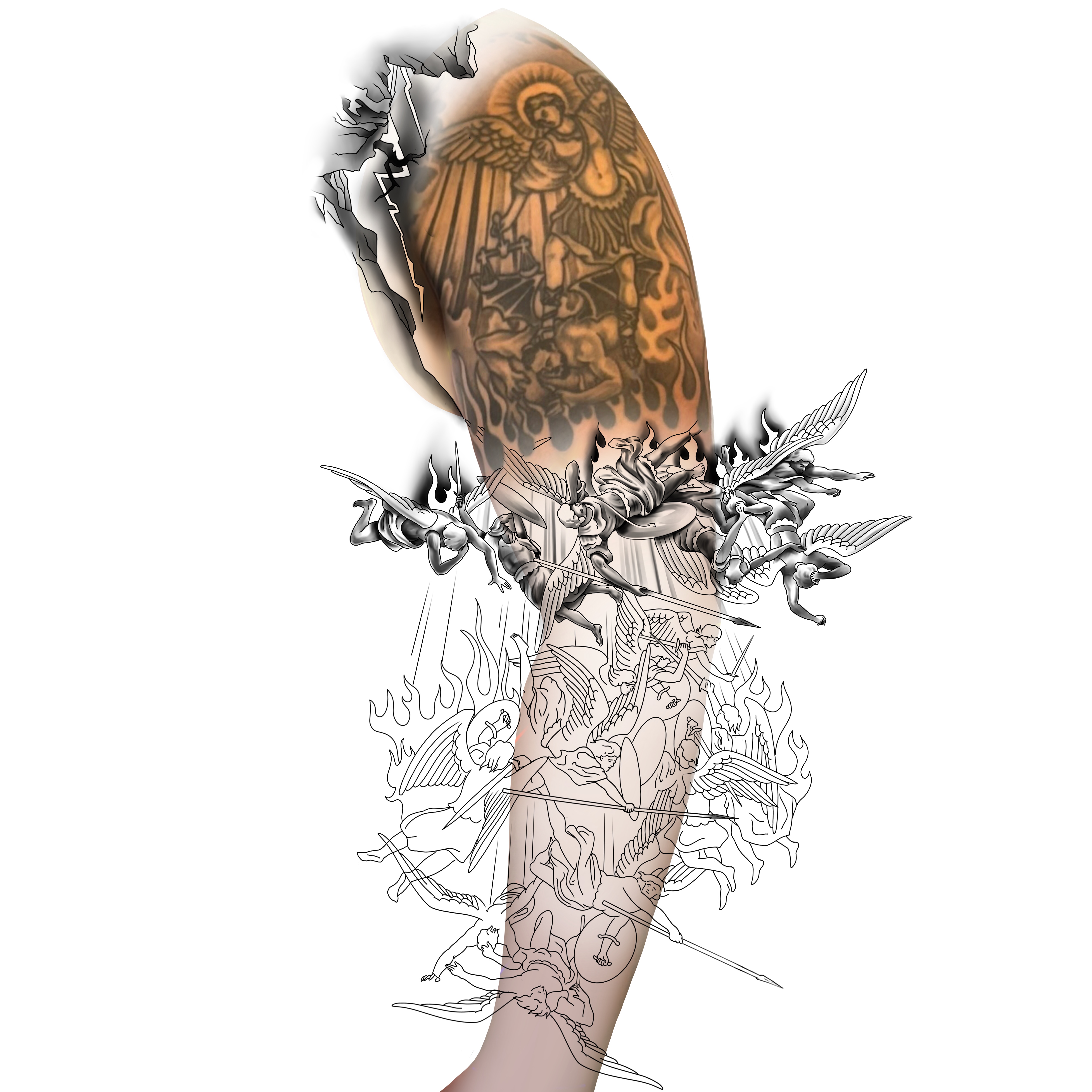 Tattoo Design by Yevhen (Ukrdesign) for this project | Design #32723390
