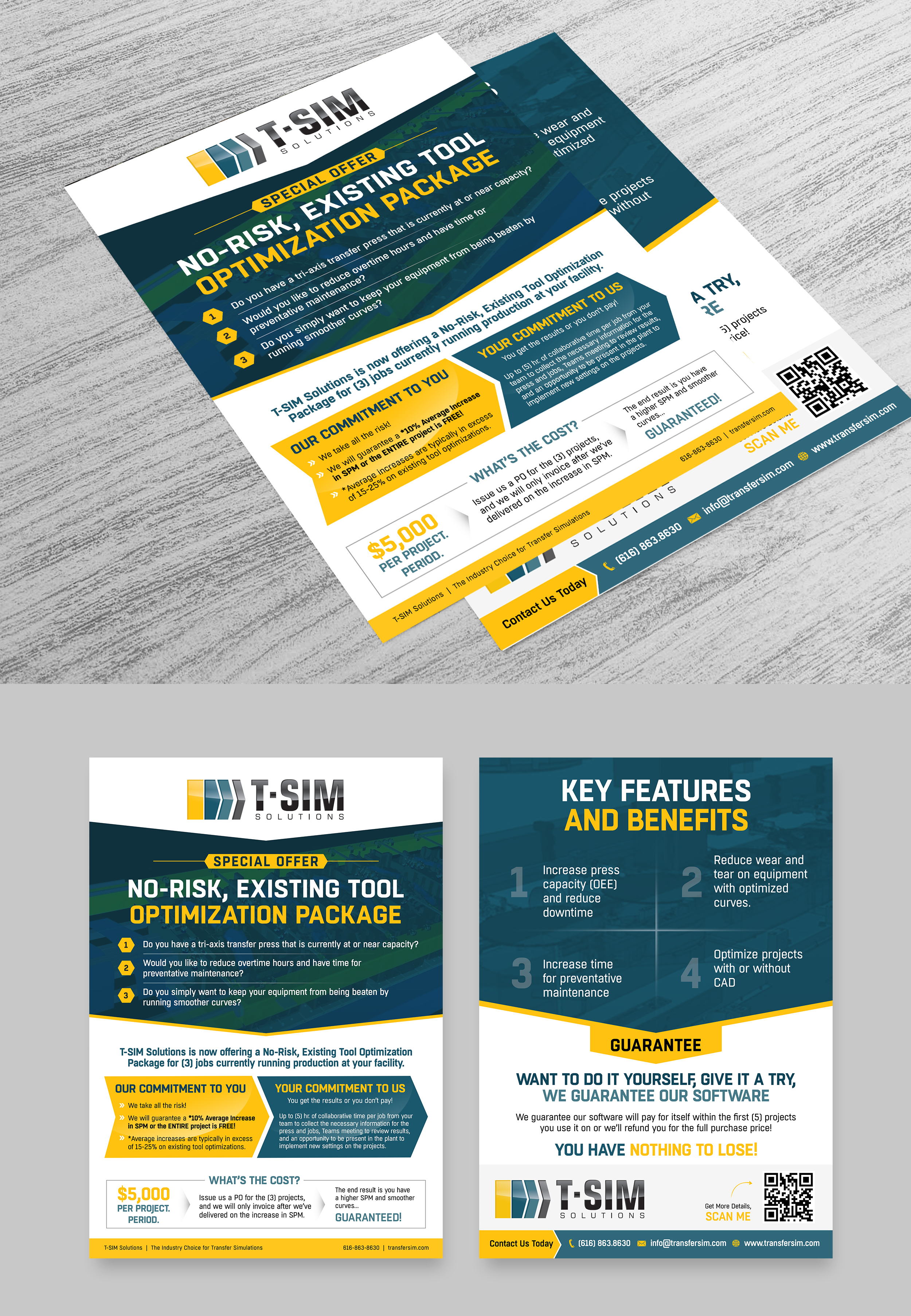 Design de Flyer par ARTOGRAPHY pour T-SIM Solutions | Design #32698333