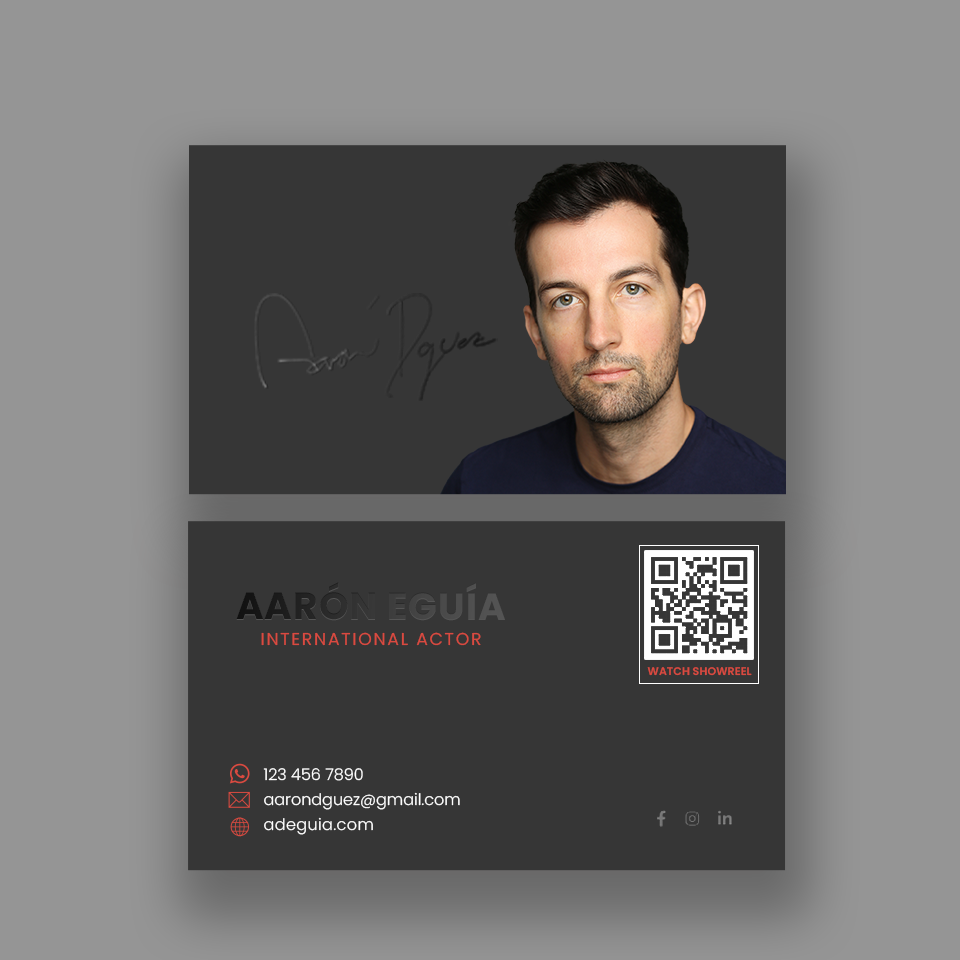 Business Card Design by Andrés Sebastián for this project | Design #32718101