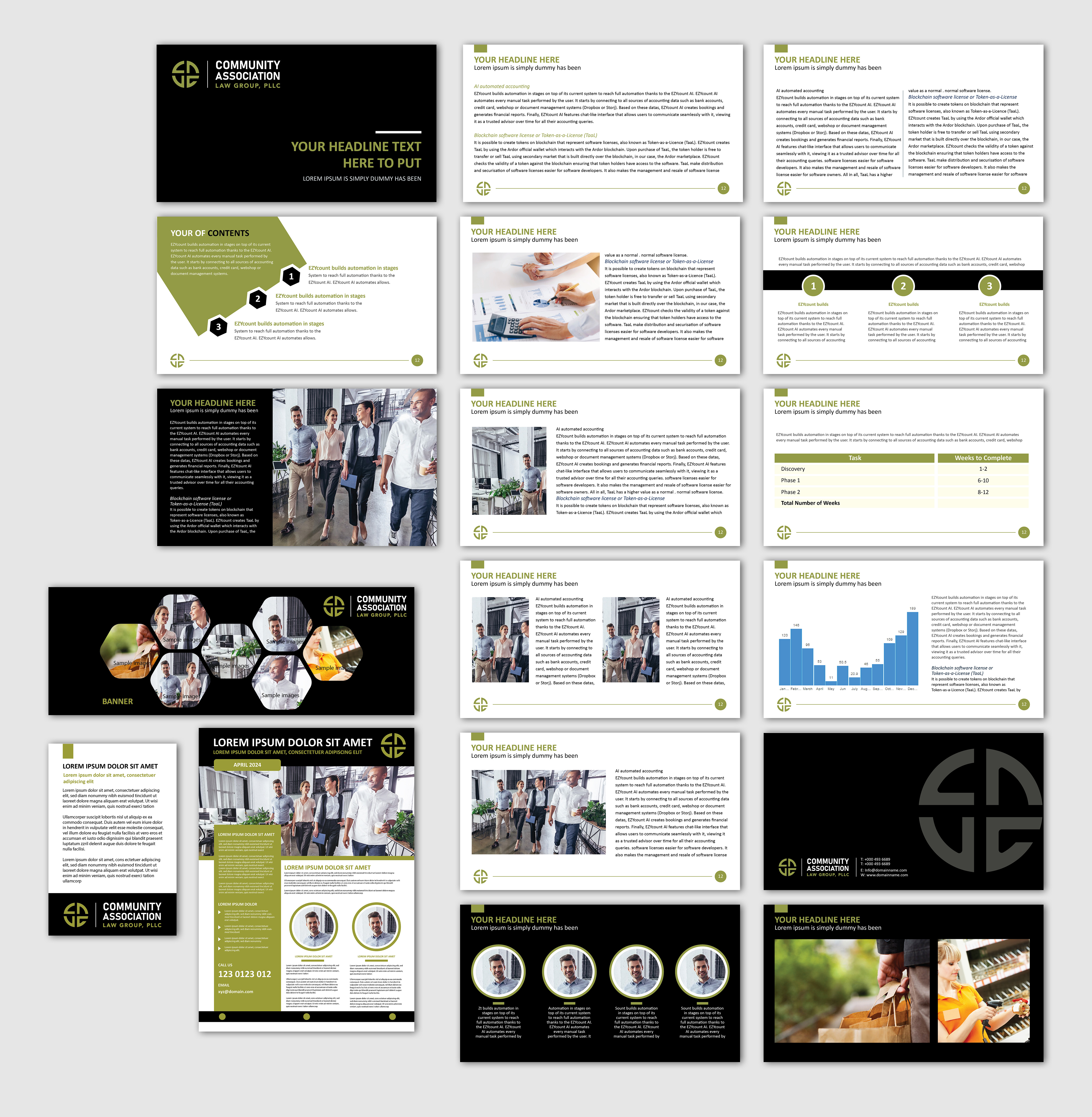 PowerPoint-Design von kousik für Community Association Law Group, PLLC | Design #32710038