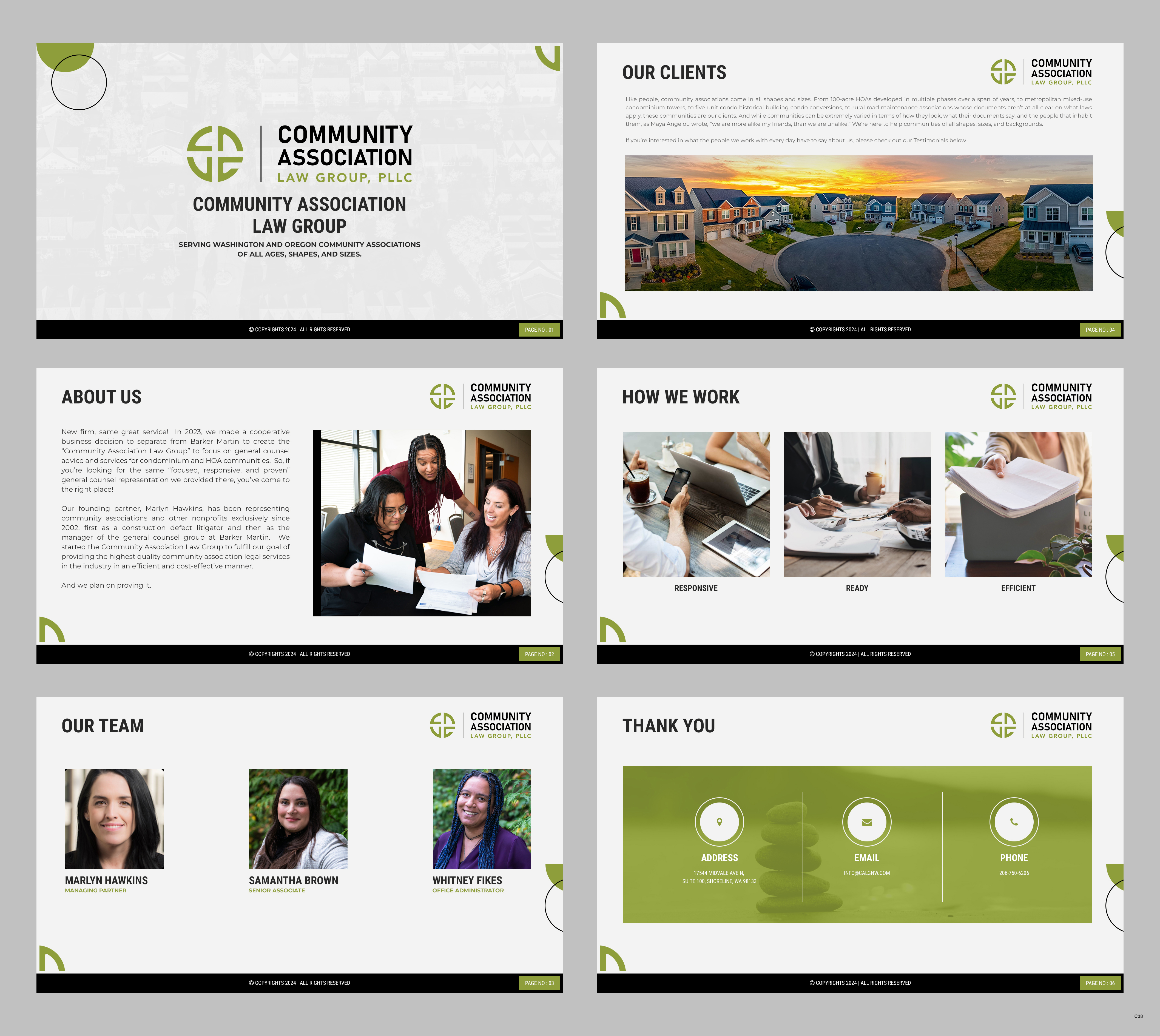 PowerPoint Design by pb for Community Association Law Group, PLLC | Design #32712547
