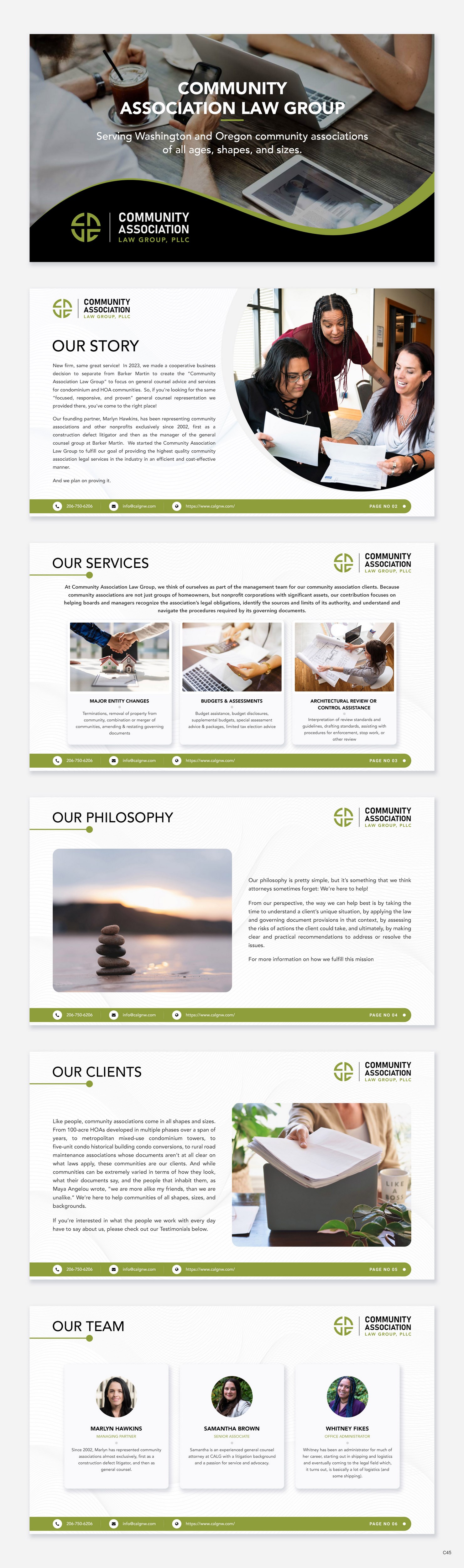PowerPoint Design by pb for Community Association Law Group, PLLC | Design #32712549