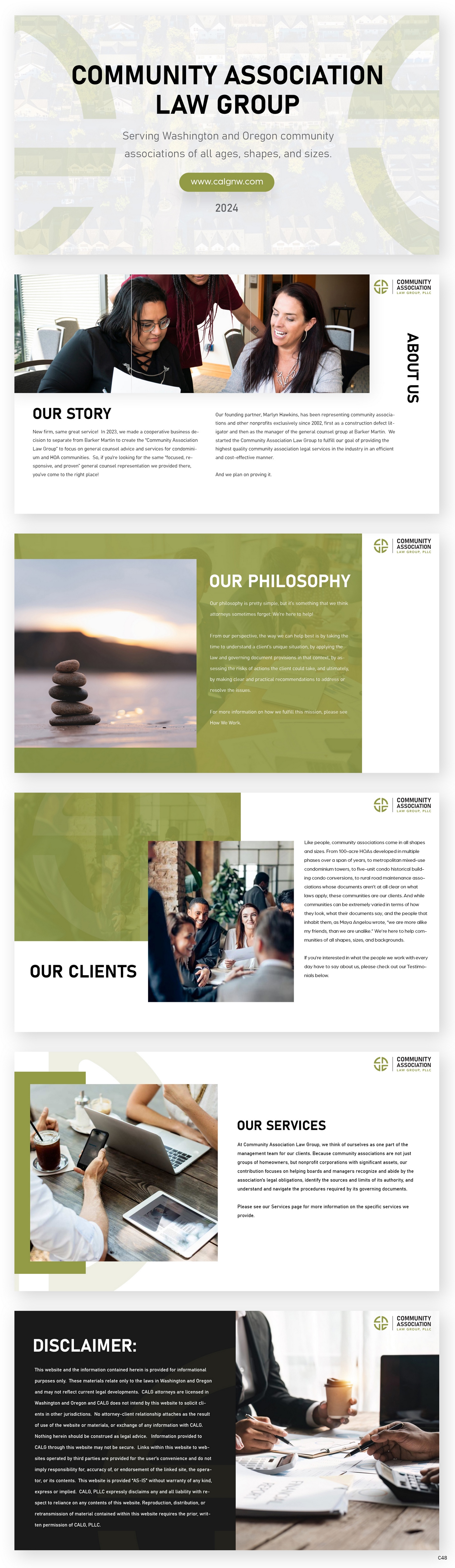 Design de PowerPoint par pb pour Community Association Law Group, PLLC | Design #32712560