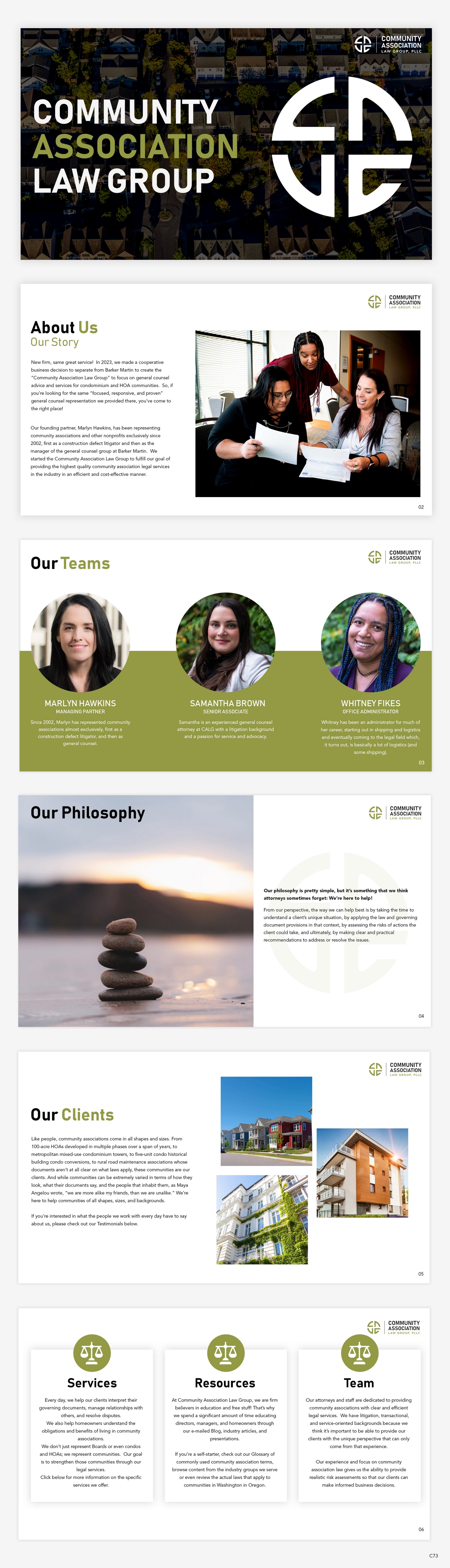 PowerPoint Design by pb for Community Association Law Group, PLLC | Design #32712568
