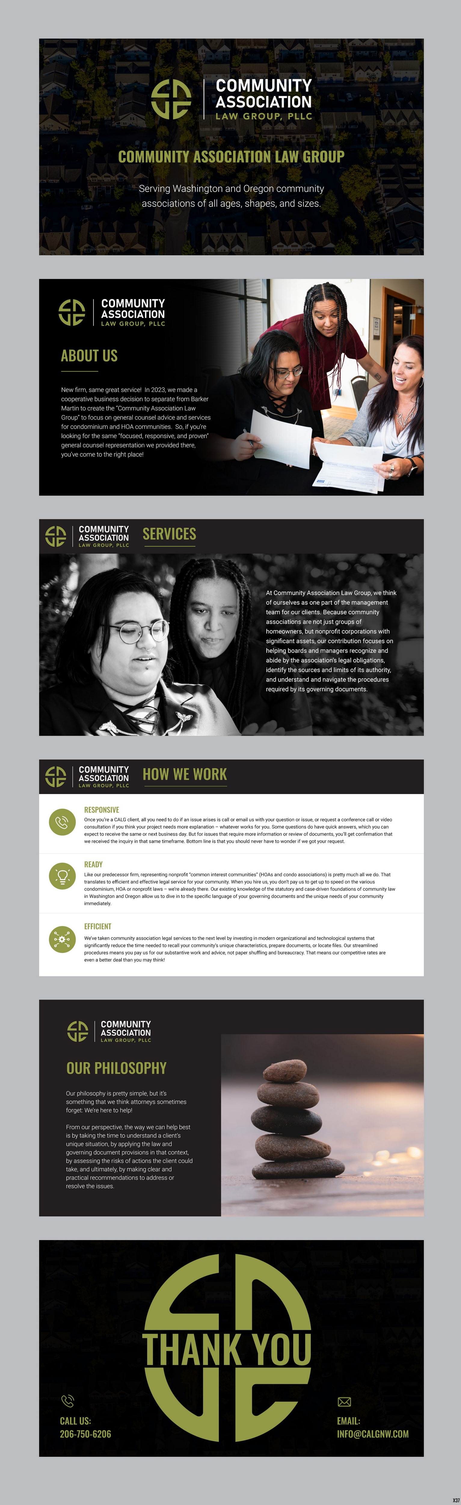PowerPoint Design by pb for Community Association Law Group, PLLC | Design #32712574