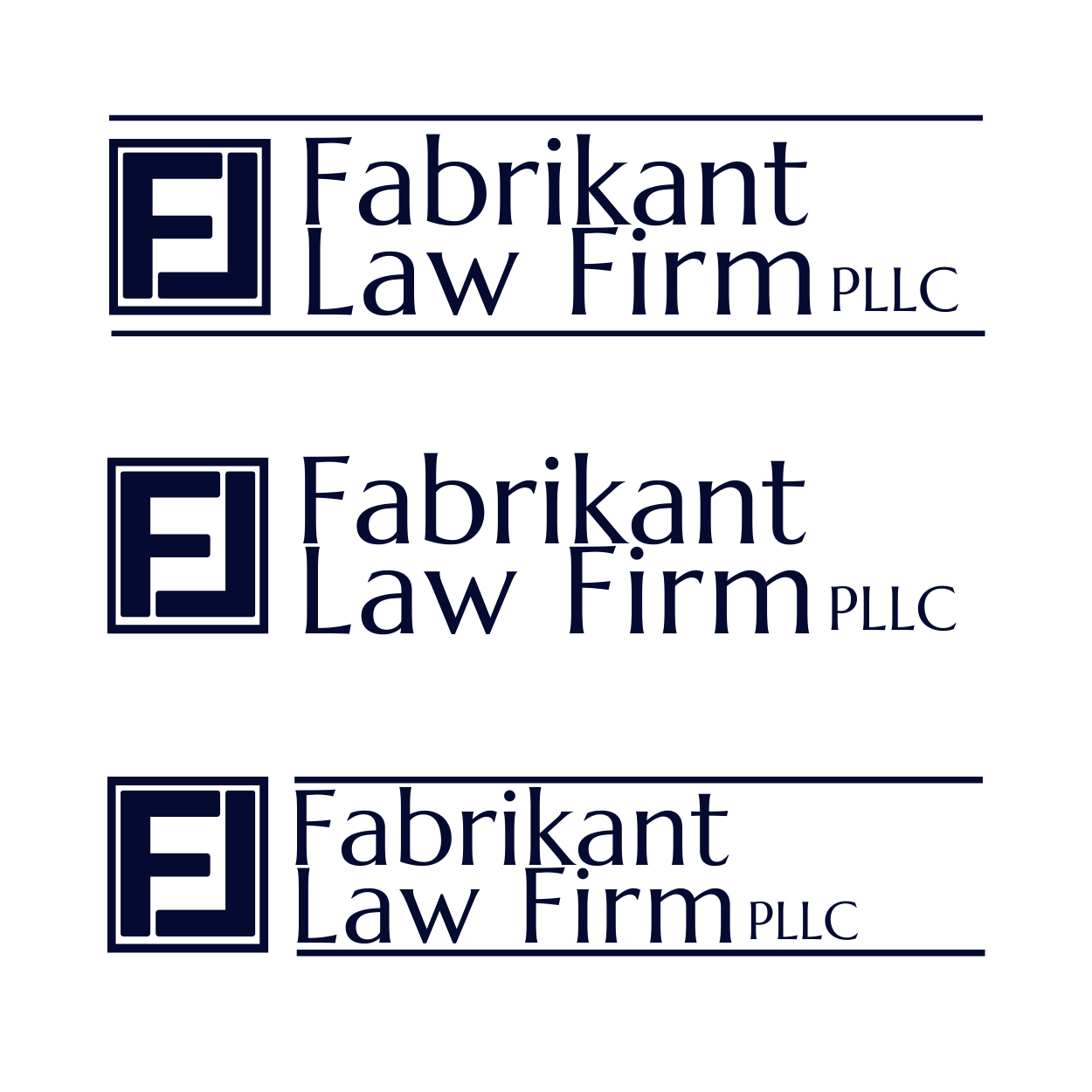 Logo Design by Chas Designs for Fabrikant & Associates PLLC | Design #32715205