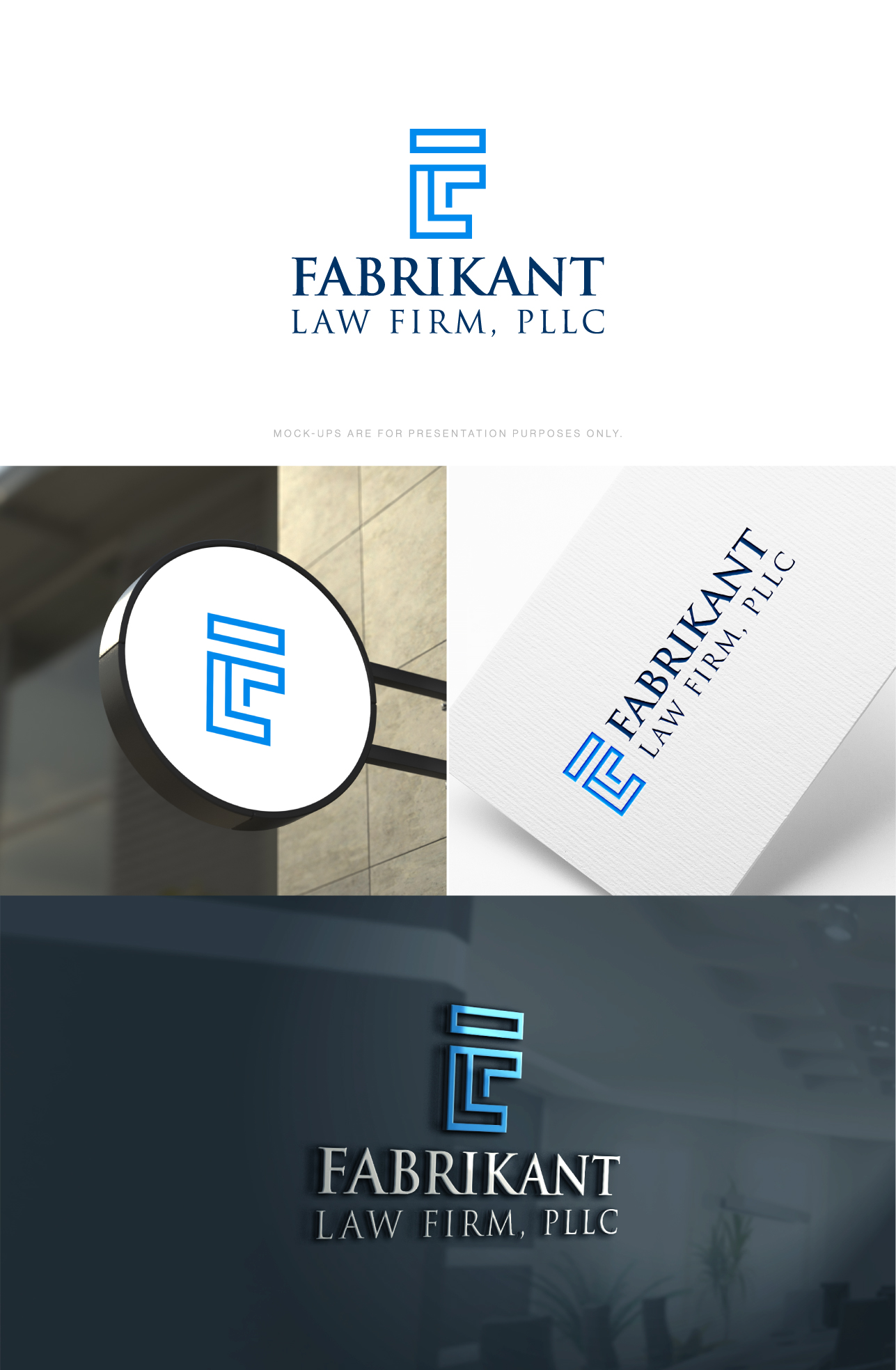Logo Design by The Lion Studios for Fabrikant & Associates PLLC | Design #32707793