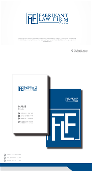 Logo Design by zebronicgraphic for Fabrikant & Associates PLLC | Design: #32710797