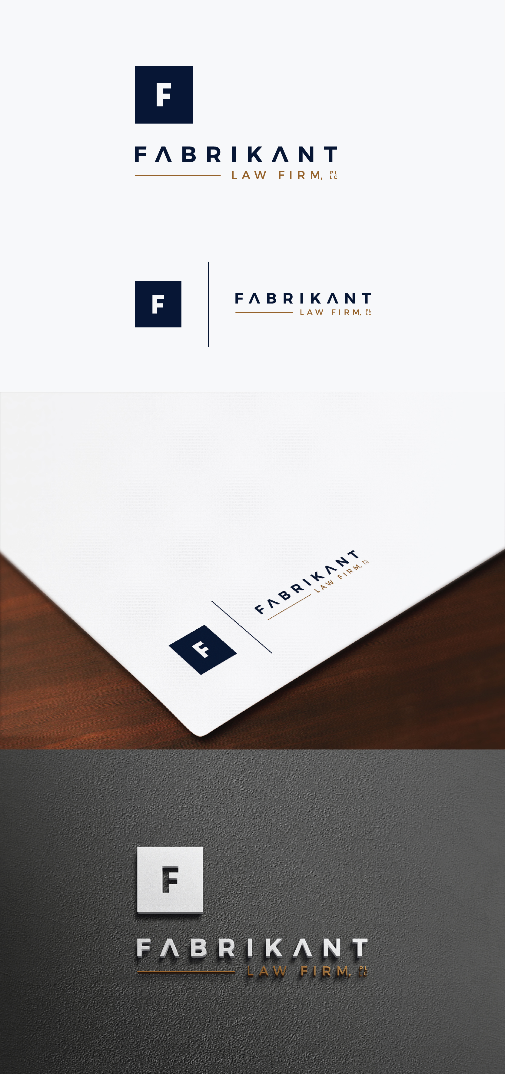 Logo Design by IMilenovic for Fabrikant & Associates PLLC | Design #32703212