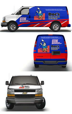Car Wrap-Design von Martin Prihatna für Doc's Steam Team Cleaning | Design: #32712584